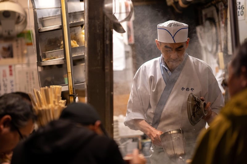 Chef in the kitchen